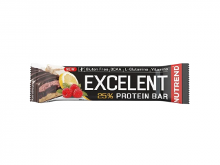 Nutrend Excelent protein bar - 85 g Příchuť: Lemon - Raspberry