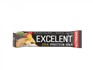 Nutrend Excelent protein bar - 85 g Příchuť: Vanilla - Ananas