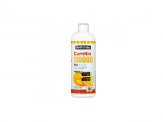 Survival Carnitin 110000 Fair Power - 1000 ml Příchuť: Orange