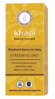 Henna přírodní barva na vlasy Střední blond 100 g