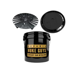 Nuke Guys Explicit Gold Bucket 12l kbelík kbelík s mřížkou a víkem