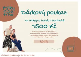 Dárkový poukaz 1500 Kč