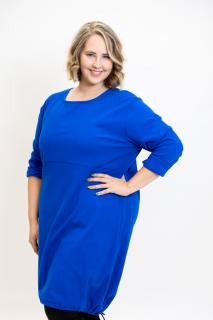 Mikinošaty LIVIA UNI - XL-3XL, královsky modrá