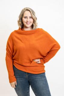 Svetr LOTTA UNI: M-2XL, Oranžová