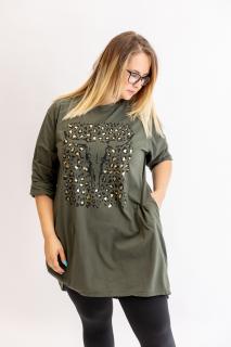 Tunika SALMA UNI - 2XL-4XL, Khaki