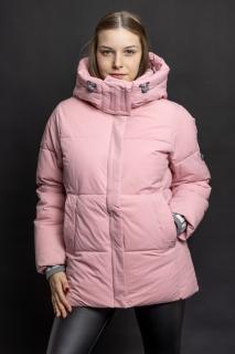 Zimní bunda WEST 23951 2XL, Růžová