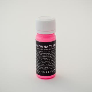 Barva na tmavý textil - neon (září pod UV světlem) Vyberte odstín: 71 neon žlutá, Vyberte velikost: 12g