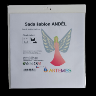 Sada šablon - Anděl