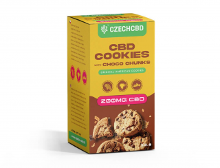 CBD Cookies s čoko kousky - 200 mg CBD