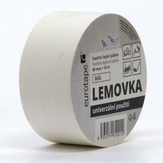 Lemovka na koberce varianta: 48 mm x 10 m - EUROTAPE - bílá