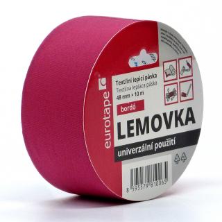 Lemovka na koberce varianta: 48 mm x 10 m - EUROTAPE - bordó