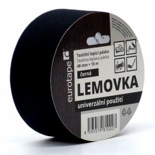 Lemovka na koberce varianta: 48 mm x 10 m - EUROTAPE - černá