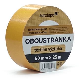 Oboustranná páska textilní eurotape varianta: 50 mm x 10 m