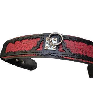 Obojek pro psa Bestia Collars Red Dragon Velikost: L