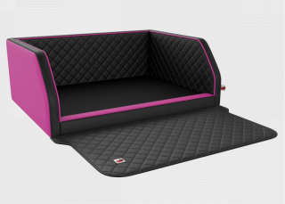 Postel pro psa do kufru Travelmat (na míru) Barva: Berryblack duo plus