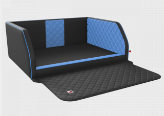 Postel pro psa do kufru Travelmat (na míru) Barva: Blackblue select plus