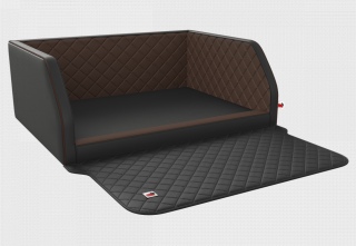 Postel pro psa do kufru Travelmat (na míru) Barva: Blackbrown comfort plus