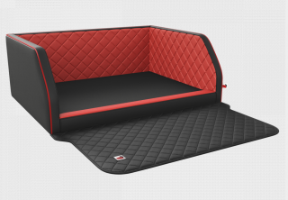 Postel pro psa do kufru Travelmat (na míru) Barva: Racingred comfort plus