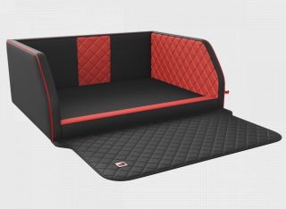 Postel pro psa do kufru Travelmat (na míru) Barva: Racingred select plus