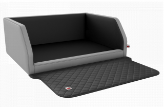 Postel pro psa do kufru Travelmat (na míru) Barva: Silverlineblack plus