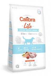 Calibra Dog Life Junior Medium Breed Chicken Varianta: 12kg