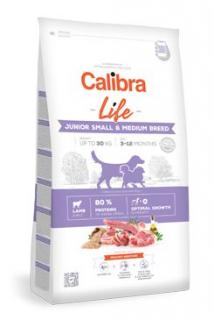 Calibra Dog Life Junior Small&Medium Breed Lamb Varianta: 12kg