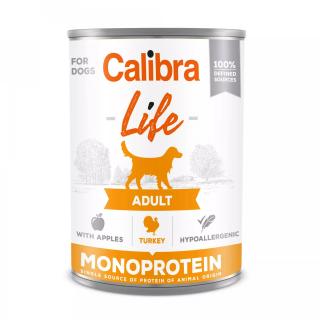 Calibra Dog Life  konz.Adult Turkey with apples 400g