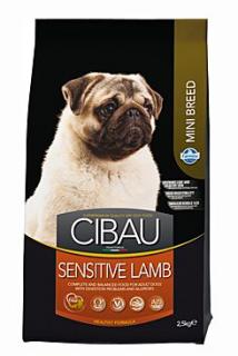 Cibau adult sensitive lamb&rice mini 2,5kg