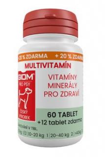 Giom pes multivitamín 60 tbl+20% zdarma