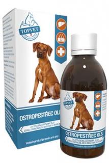 TOPVET Ostropestřec olej pro psy 200ml