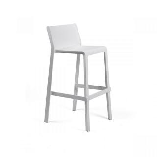 Plastová barová židle TRILL STOOL Bianco