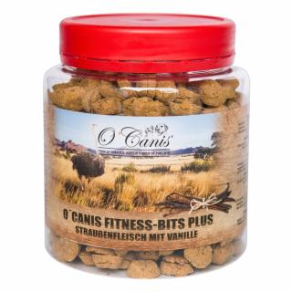 OCanis Fitness-Bits PLUS Pštros s vanilkou 300g