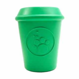 SodaPup Coffeecup na pamlsky a žvýkání, Original – Zelený Velikost: Medium – 8,6 x 6,7 cm