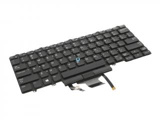 Klávesnice pro Dell Latitude 5480 5490 7490 (podsvícená, trackpoint)