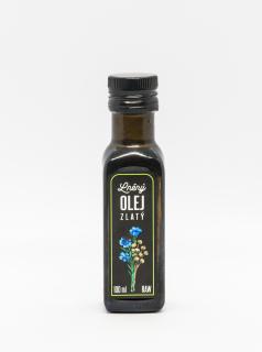 Lněný olej zlatý 100 ml