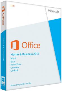 Microsoft Office 2013 Home and Business CZ, elektronická licence