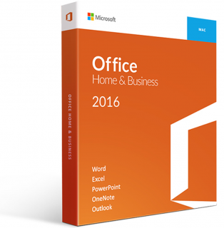 Microsoft Office 2016 pro domácnosti a podnikatele pro Apple Mac, elektronická licence