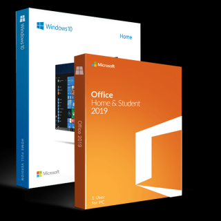 Microsoft Windows 10 Home + Office 2019 Home & Student