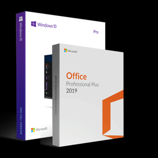 Microsoft Windows 10 Pro + Office 2019 Professional