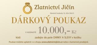 Dárkový poukaz v hodnotě 10.000,- Kč  ( k vytištění )