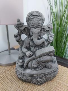 Zahradní betonová dekorace - Ganesha