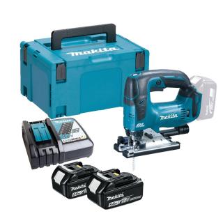 Makita DJV182RTJ Aku bezuhlíková přímočará pila Li-ion LXT 18V, (Makita DJV182RTJ Aku bezuhlíková přímočará pila Li-ion LXT 18V,2x aku 5.0Ah)