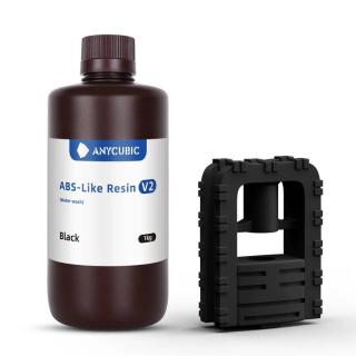 Anycubic ABS-LIKE resin V2 1 kg černý (černá pryskyřice) 365 - 405 nm pro LCD DLP tiskárny, vodou omyvatelný black