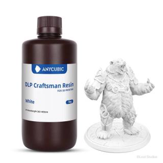 Anycubic DLP CRAFTSMAN resin bílý 1 kg (bílá pryskyřice) 365 - 405 nm pro LCD DLP tiskárny white