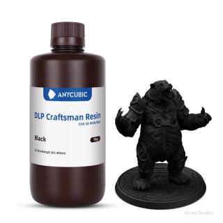 Anycubic DLP CRAFTSMAN resin černý 1 kg (černá pryskyřice) 365 - 405 nm pro LCD DLP tiskárny black