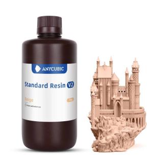 Anycubic STANDARD resin V2 1 kg béžový (béžová pryskyřice) 365 - 405 nm pro LCD DLP tiskárny beige