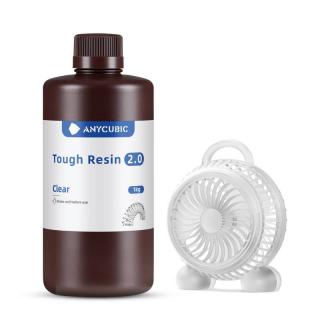 Anycubic TOUGH resin 2.0 1 kg clear (transparentní pryskyřice) 365 - 405 nm pro LCD DLP tiskárny clear