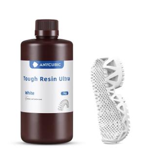 Anycubic TOUGH ULTRA resin bílý 1 kg (bílá pryskyřice) 365 - 405 nm pro LCD DLP tiskárny white