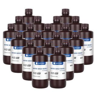 Anycubic WATER-WASH resin+ 1 kg šedý HD (šedá HD pryskyřice) 365 - 405 nm pro LCD DLP tiskárny, vodou omyvatelný HD grey