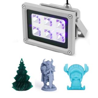 UV 405nm LED lampa pro vytvrzování resinu, UV reflektor 6 W